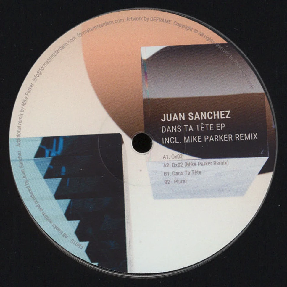 Juan Sanchez - Dans Ta Tete EP Mike Parker Remix
