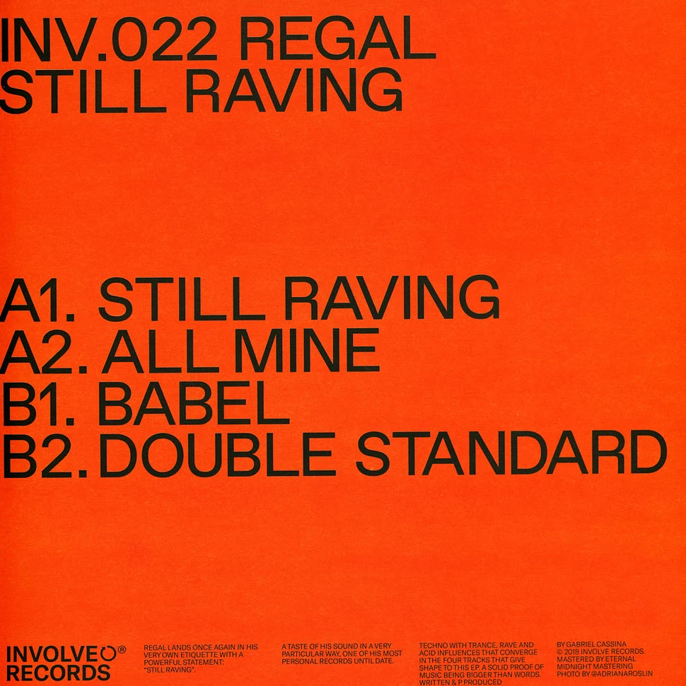 Regal - Still Raving EP