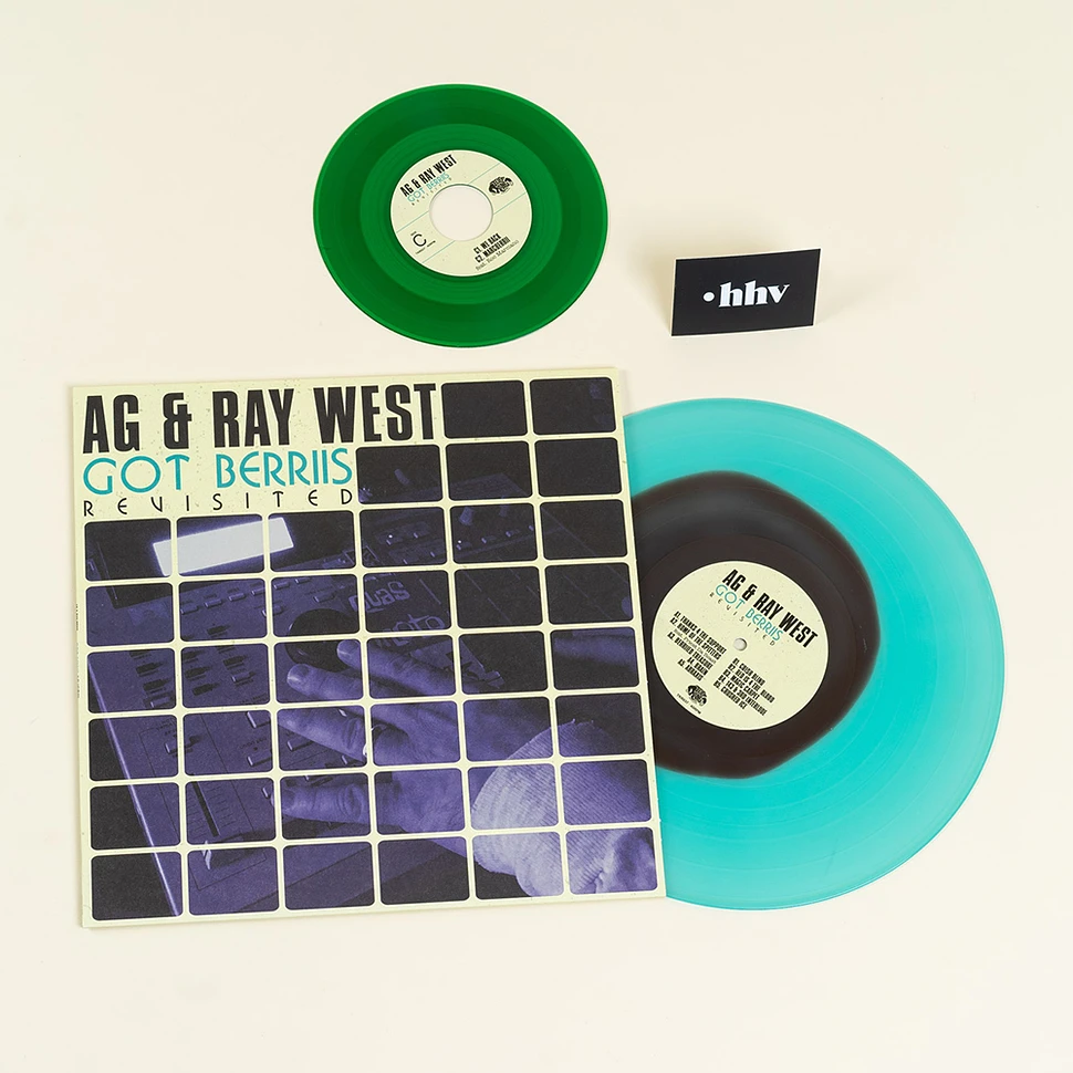 AG & Ray West - Got Berriis Revisited Electric Blue & Transparent Vinyl Edition