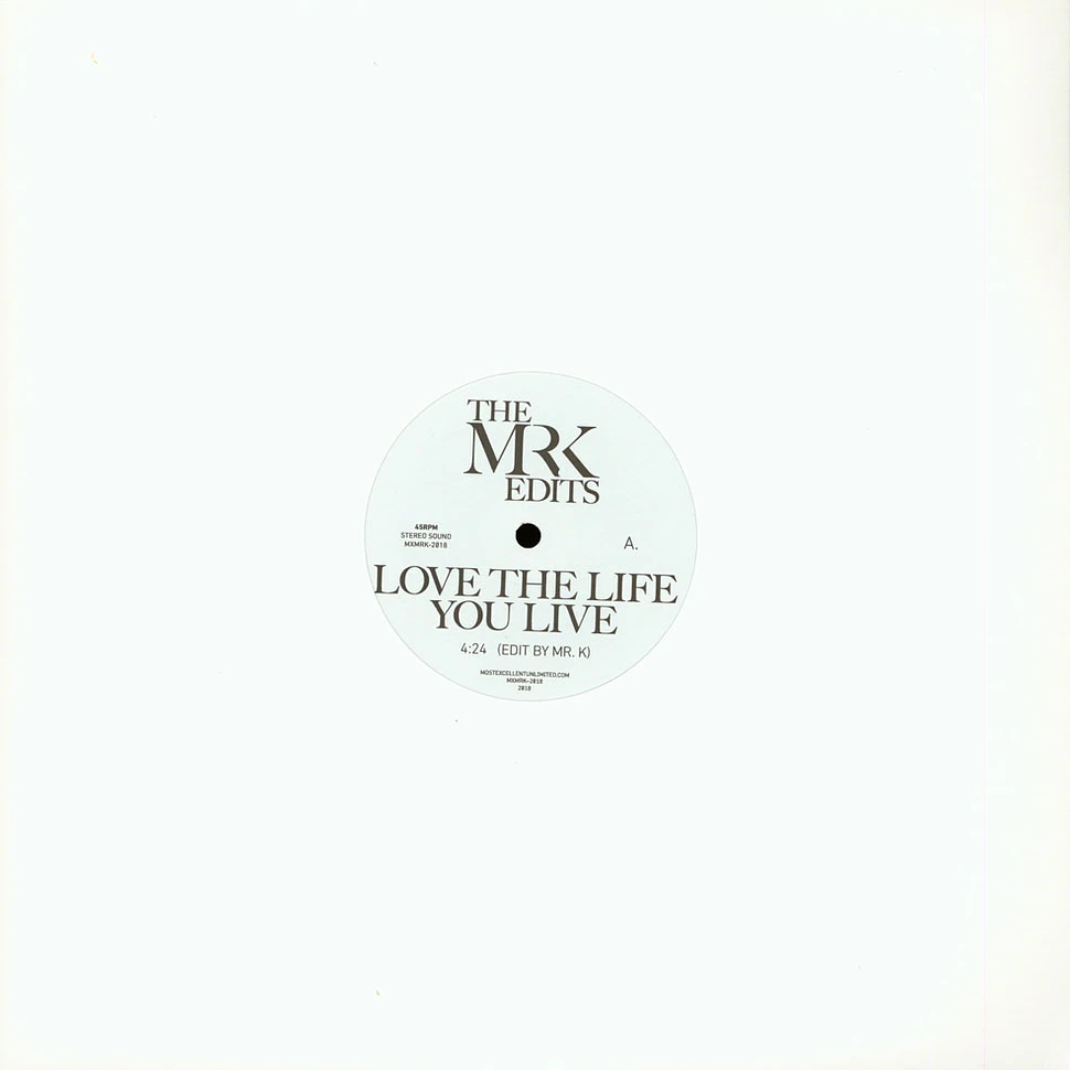 Mr K - Love The Life You Live / Drive My Car