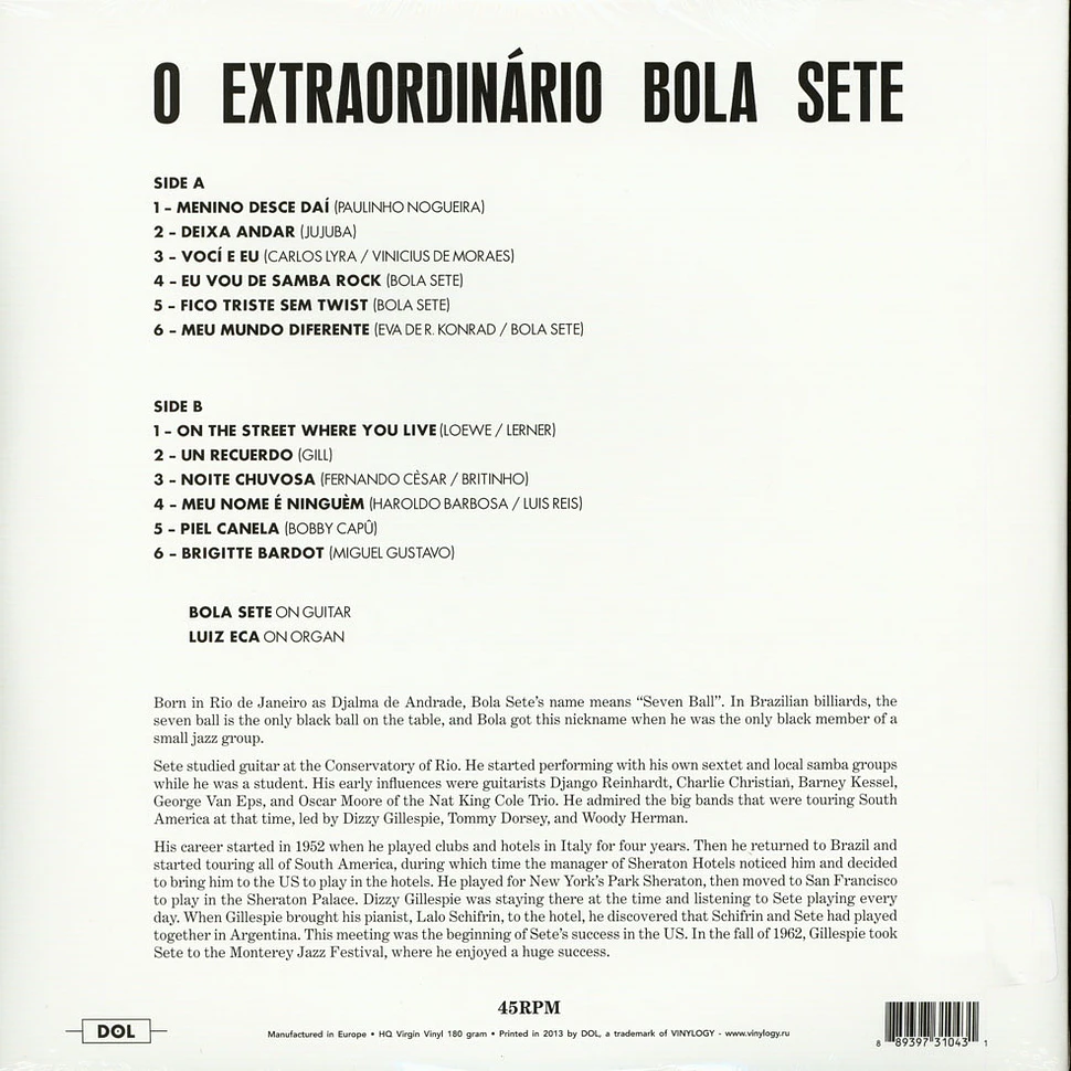 Bola Sete - O Extraordinario Bola Setegatefold Sleeve Edition