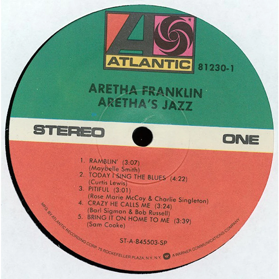 Aretha Franklin - Aretha's Jazz