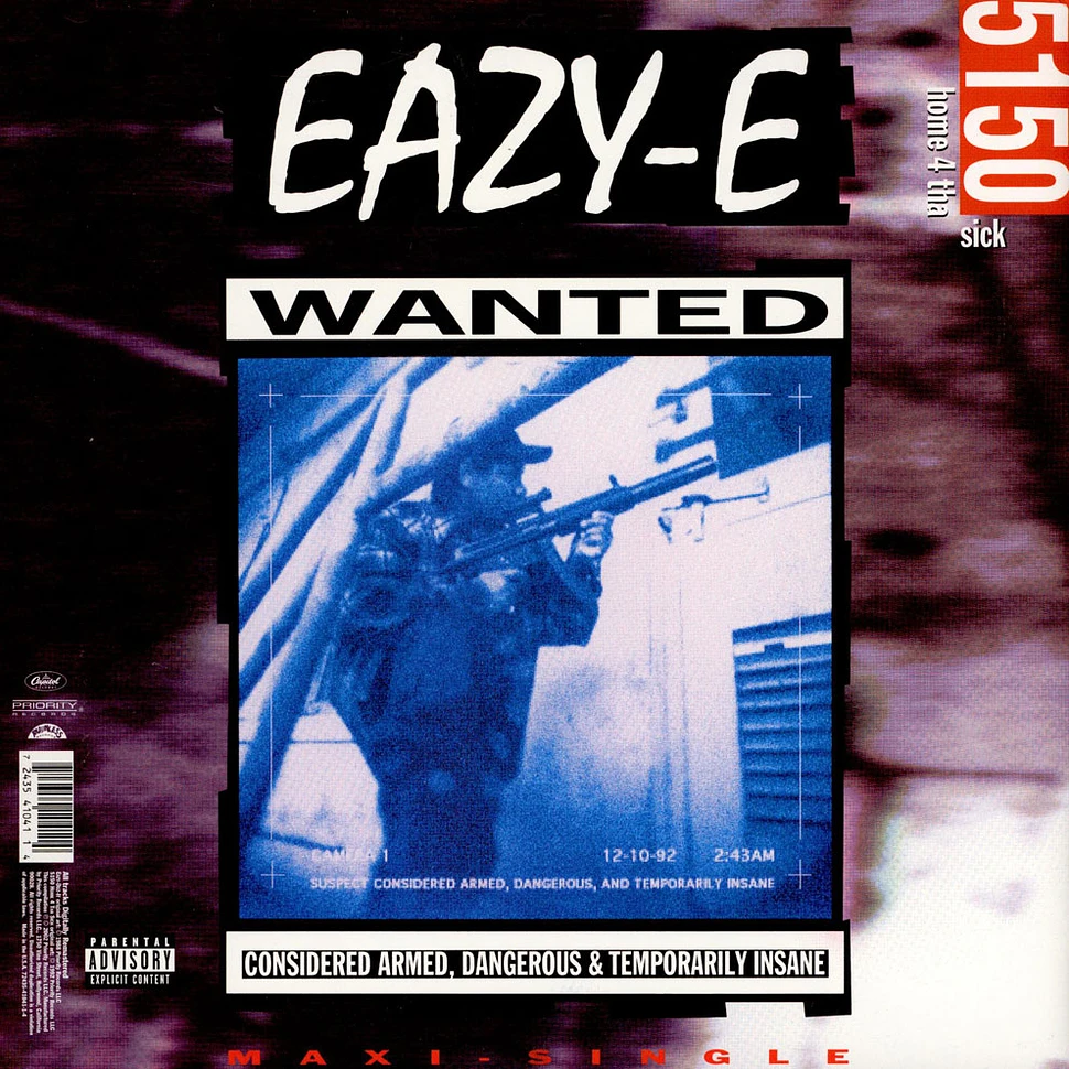 Eazy-E - Eazy-Duz-It / 5150 Home 4 Tha Sick