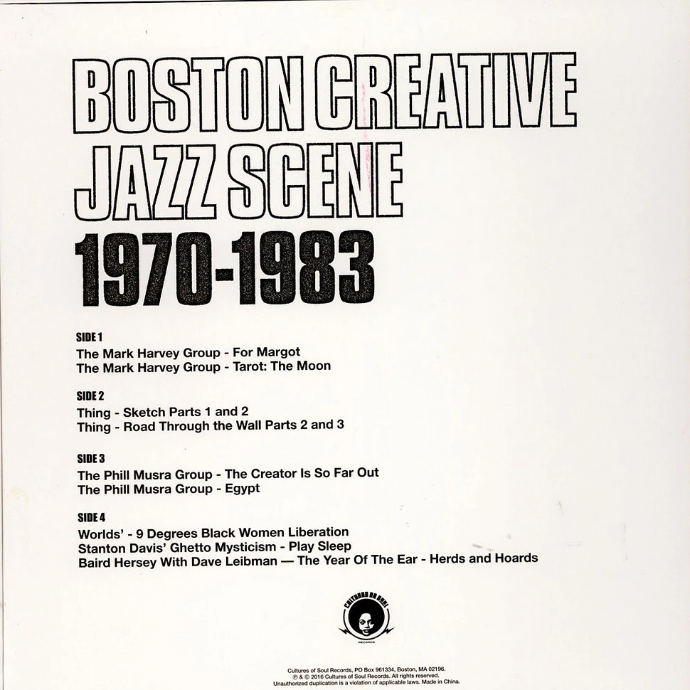 V.A. - Boston Creative Jazz Scene 1970 - 1983