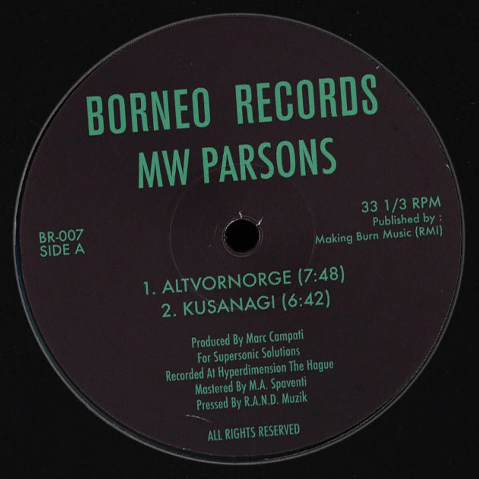 MW Parsons & Marck - Altvornorge