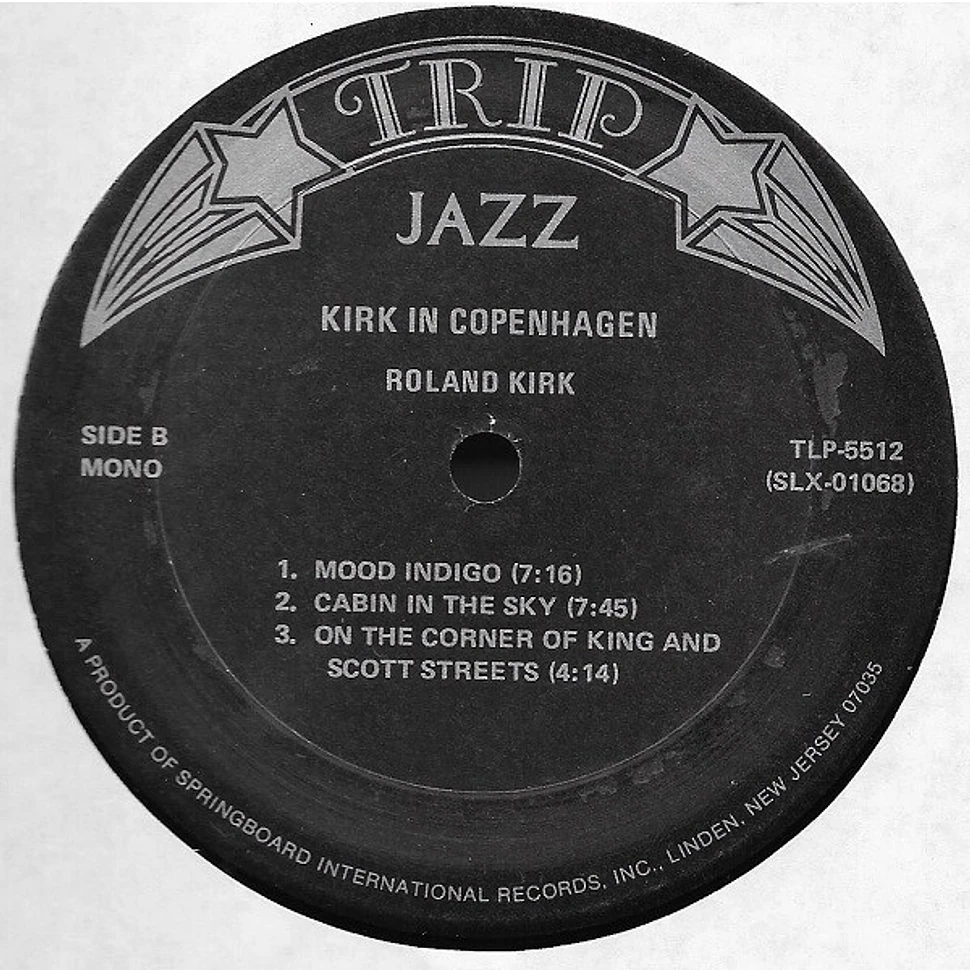 Roland Kirk - Kirk In Copenhagen 1963