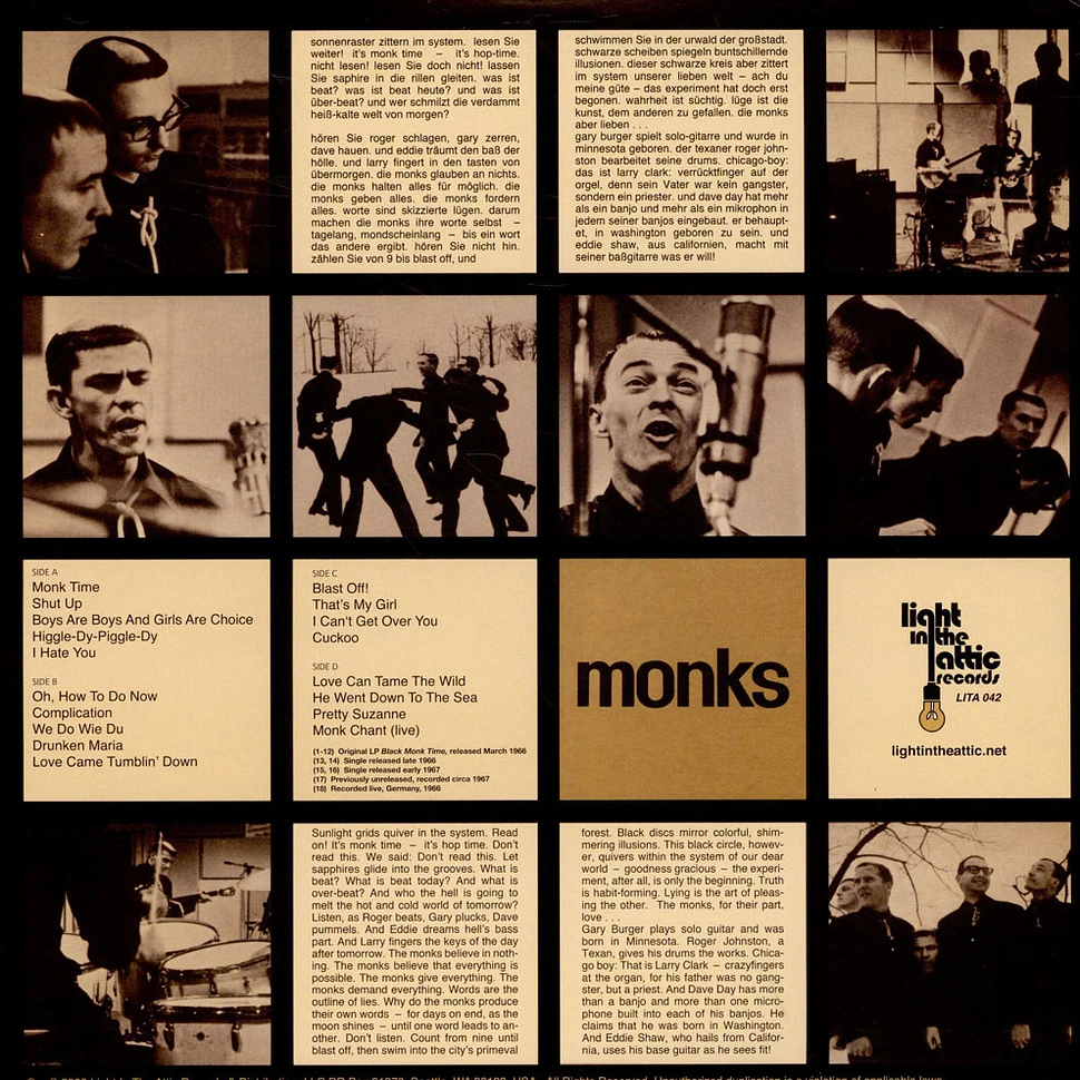The Monks - Black Monk Time
