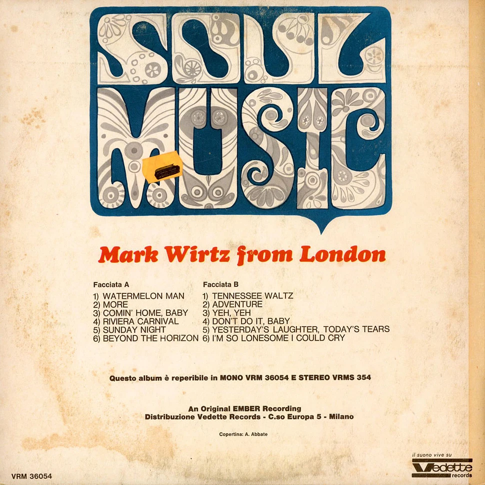 Mark Wirtz Orchestra - Soul Music