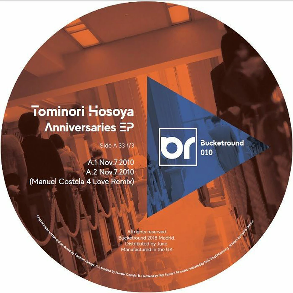 Tominori Hosoya - Anniversaries EP