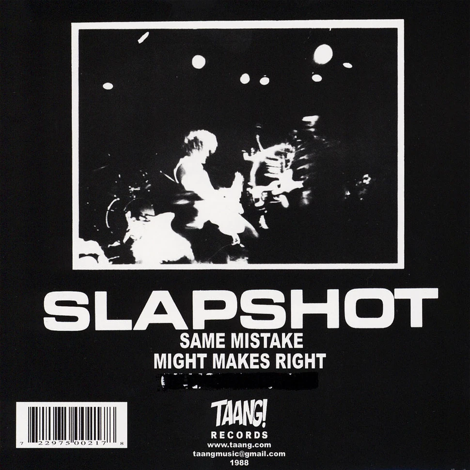 Slapshot - Same Mistake / Might Makes Right