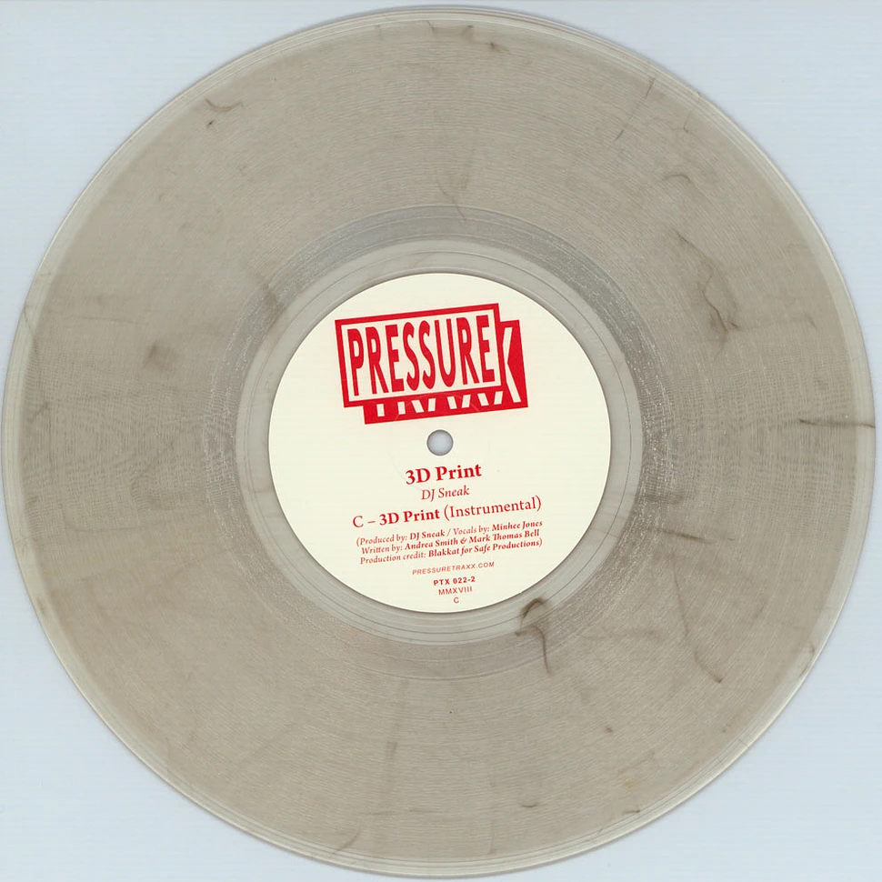 DJ Sneak - 3D Print R. Villalobos & Einzelkind Remix Clear Vinyl 10inch Edition