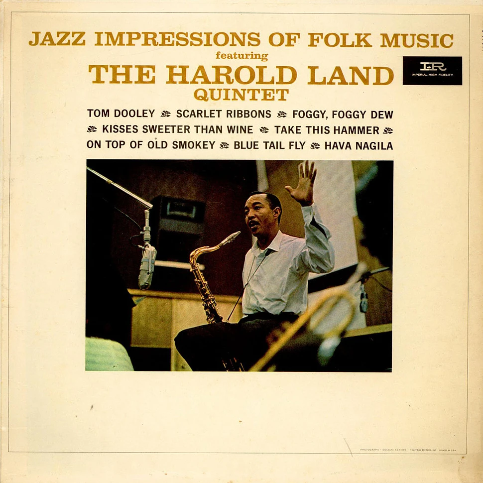 Harold Land Quintet - Jazz Impressions Of Folk Music