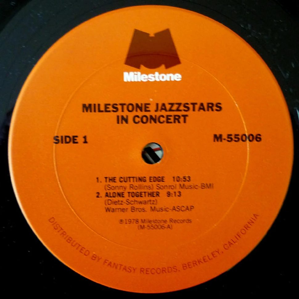 Ron Carter / Sonny Rollins / McCoy Tyner - Milestone Jazzstars In Concert