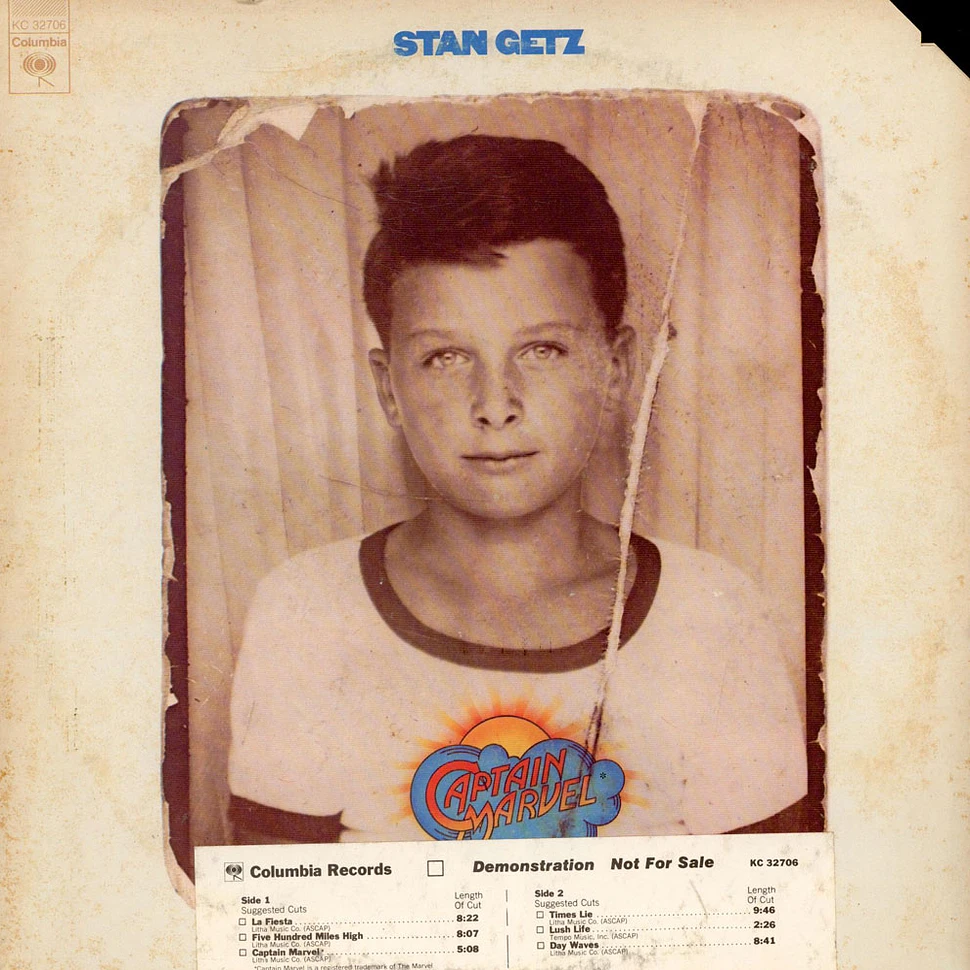 Stan Getz - Captain Marvel