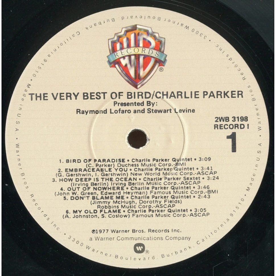 Charlie Parker - The Very Best Of Bird
