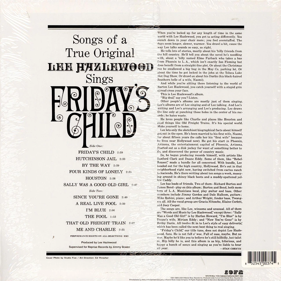 Lee Hazlewood - Friday's Child