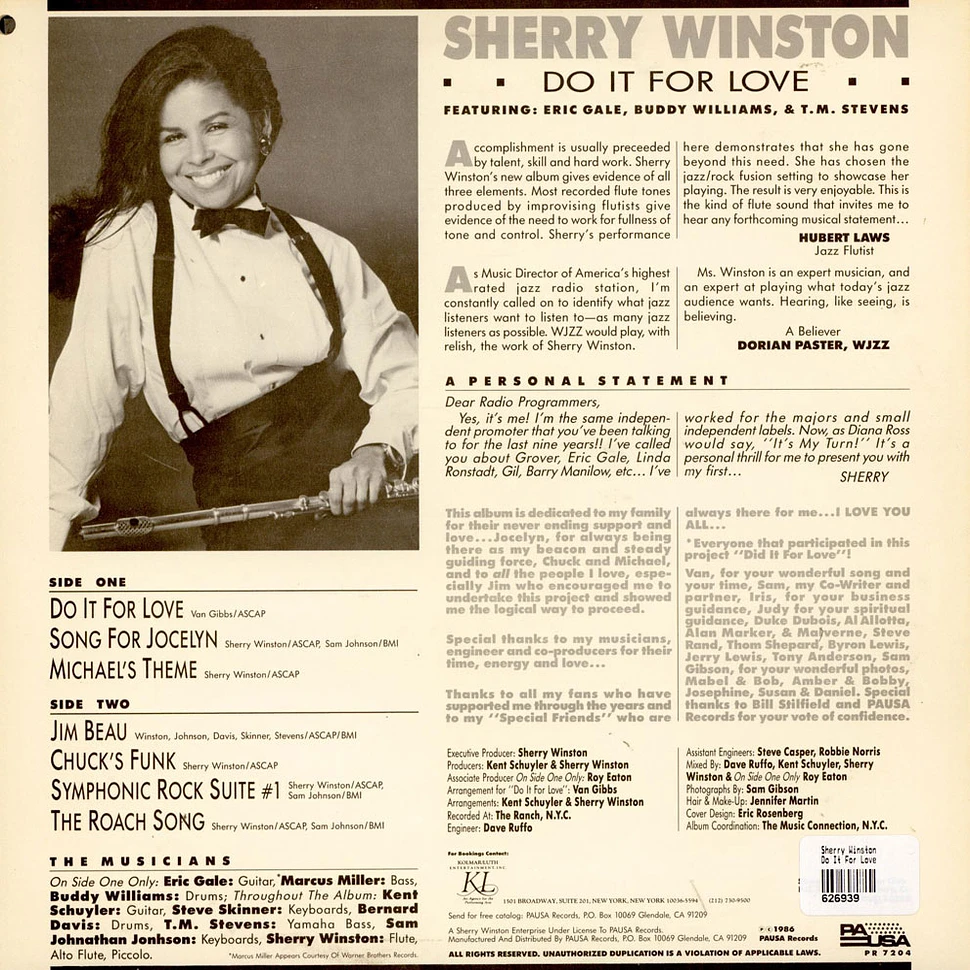 Sherry Winston - Do It For Love