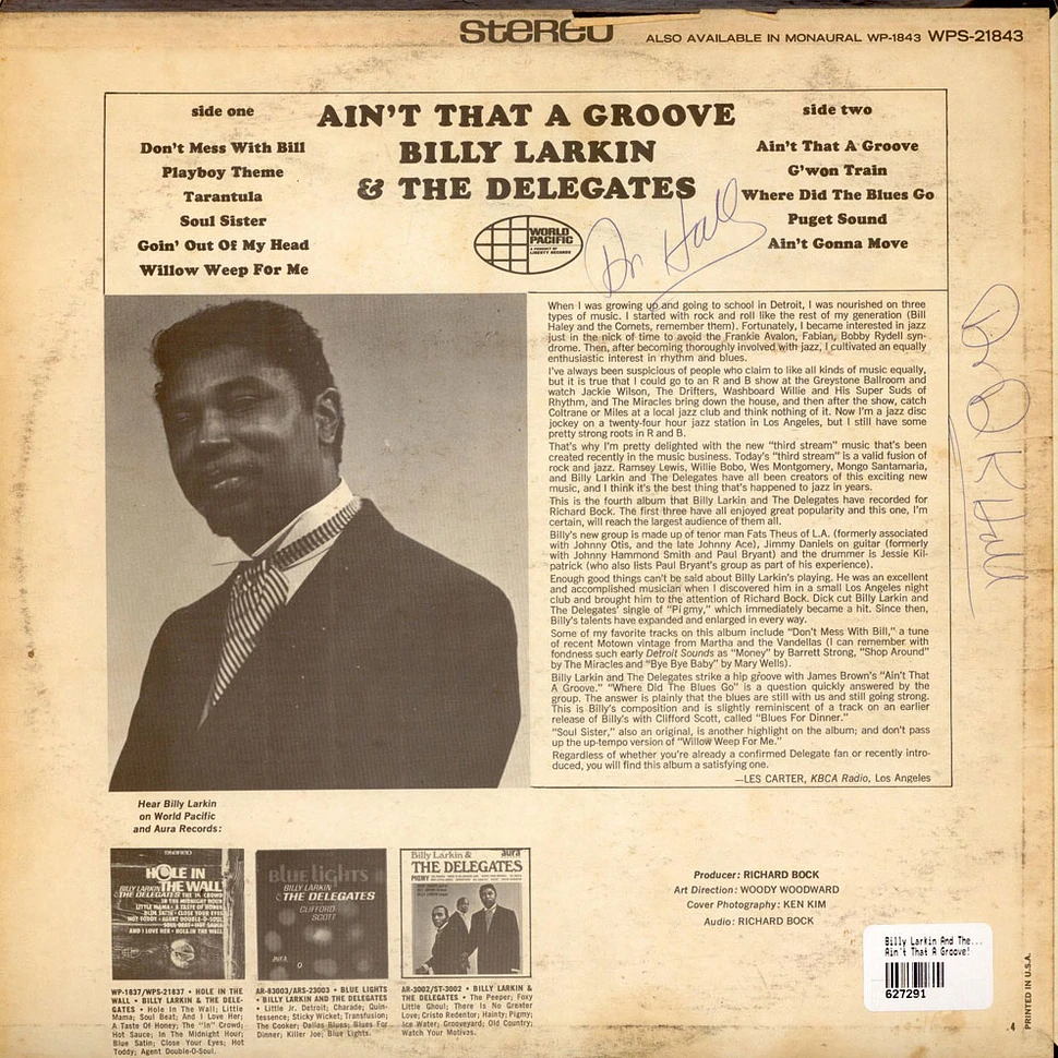 Billy Larkin And The Delegates - Ain't That A Groove!
