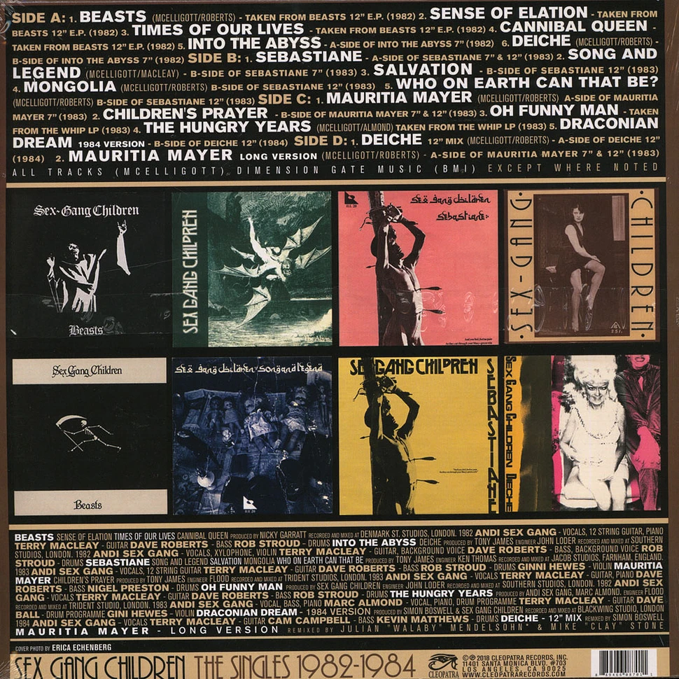 Sex Gang Children - The Singles 1982-1984 White Vinyl Edition