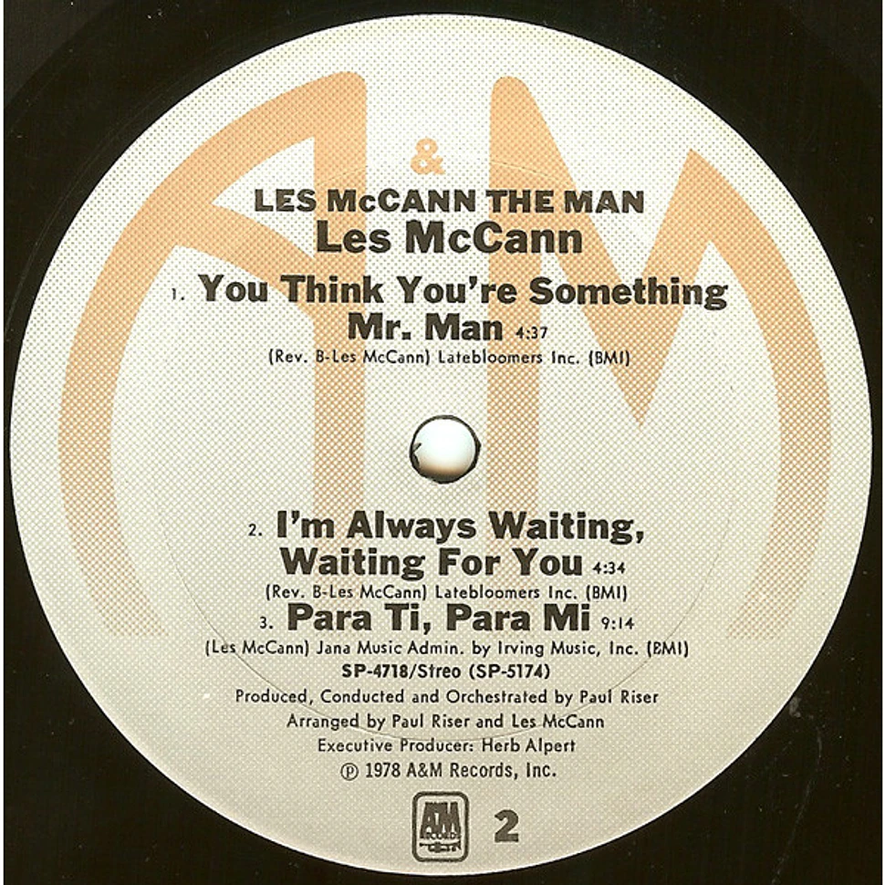 Les McCann - The Man