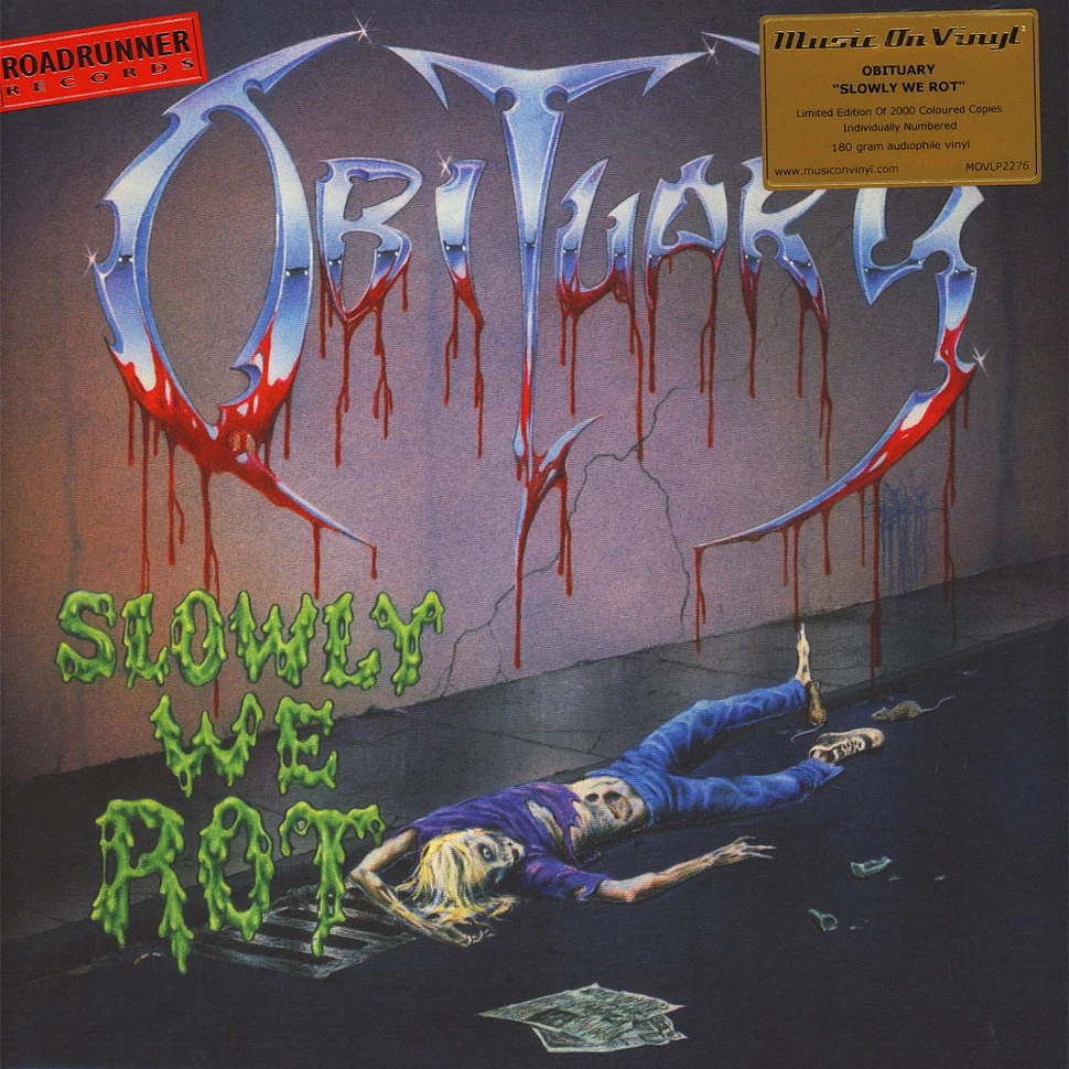Obituary - Slowly We Rot Colored Vinyl Edition