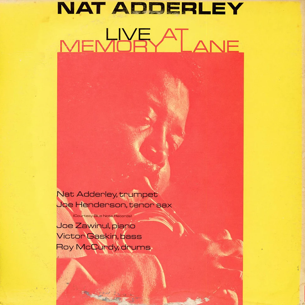 Nat Adderley - Live At Memory Lane