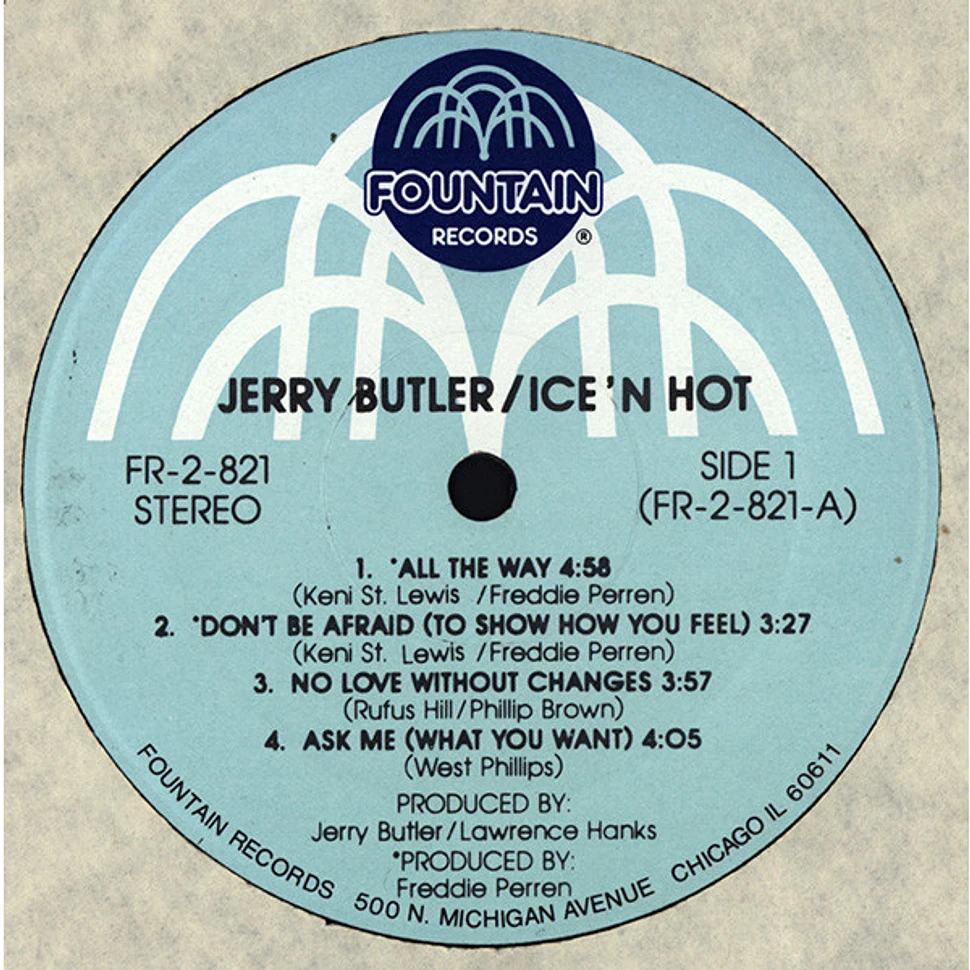 Jerry Butler - Ice 'n Hot