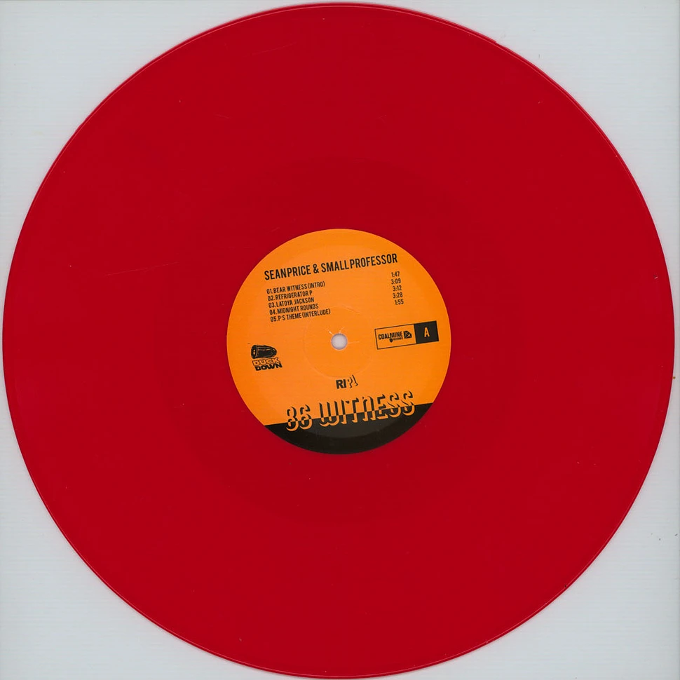 Sean Price & Small Professor - 86 Witness Red Vinyl Edition