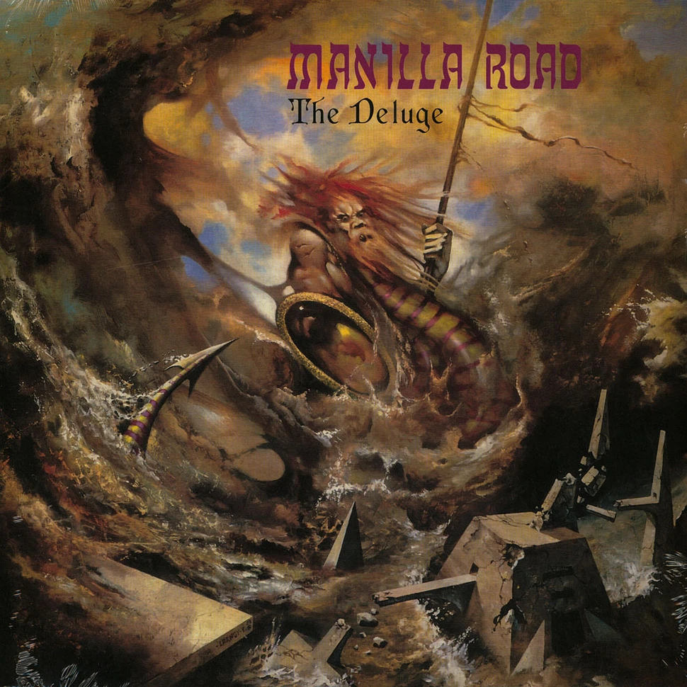Manilla Road - The Deluge Translucent Blue Vinyl Edition