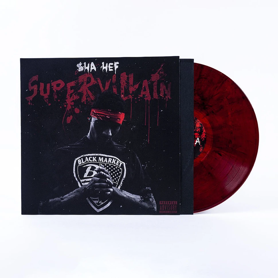 Sha Hef - Super Villain Red & Black Marbled Vinyl Edition