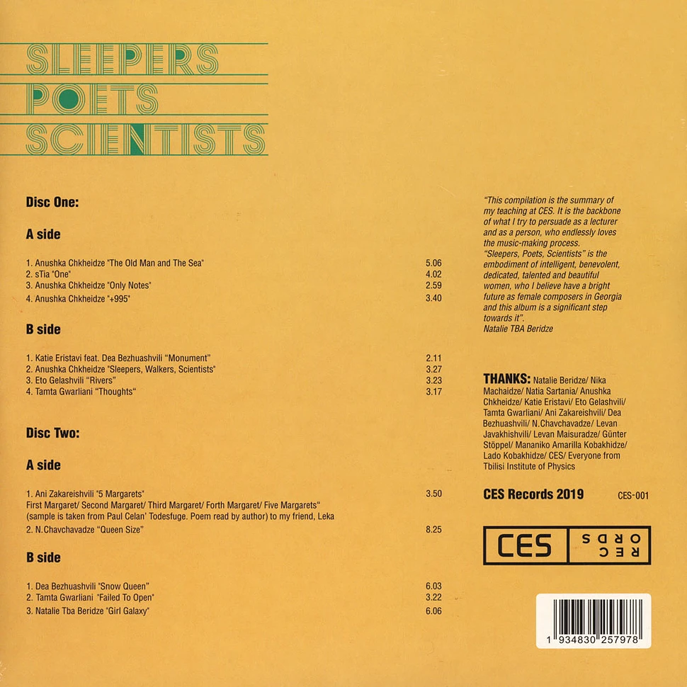 V.A. - Sleepers Poets Scientists