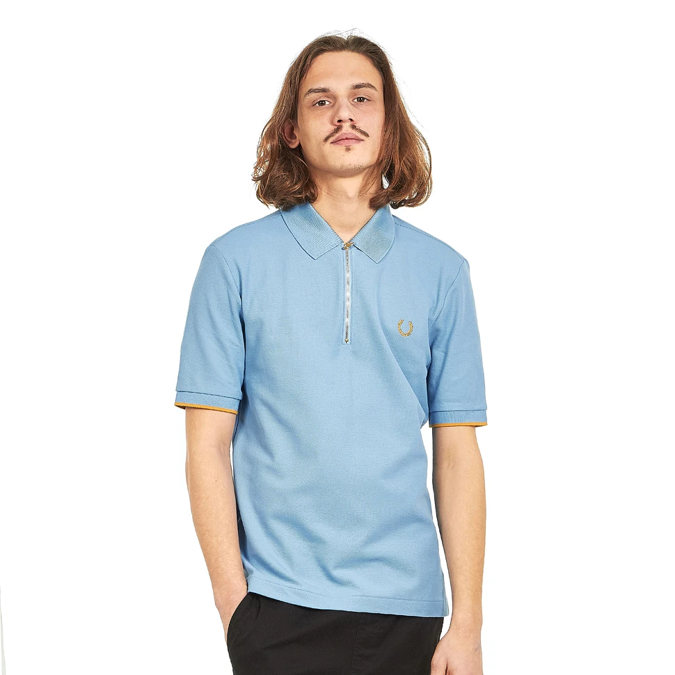 Fred Perry x Miles Kane - Zip Detail Pique Shirt