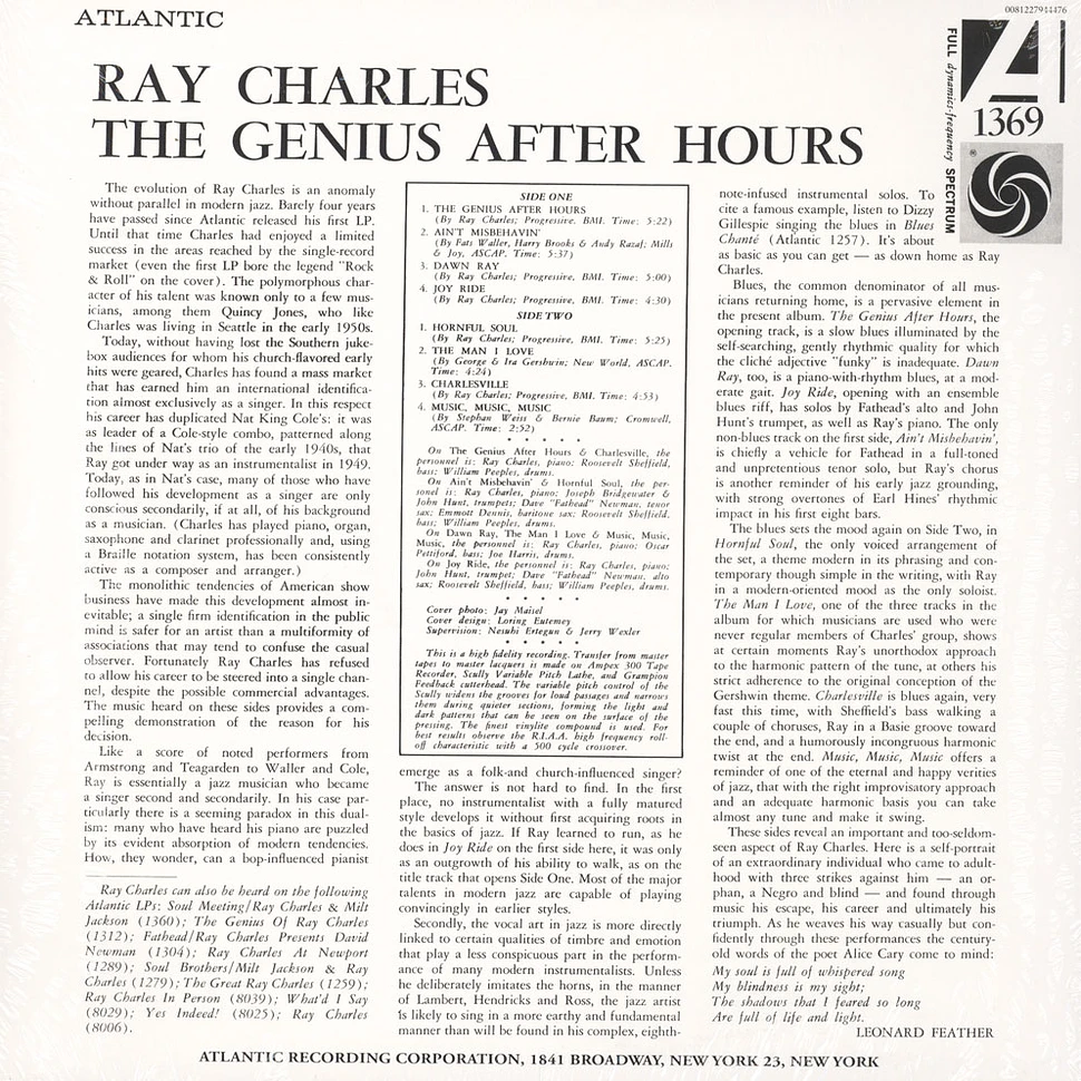 Ray Charles - The Genius After Hours (Mono)