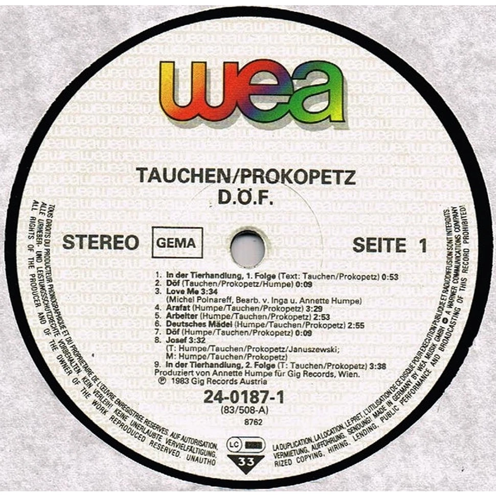 Tauchen-Prokopetz - DÖF