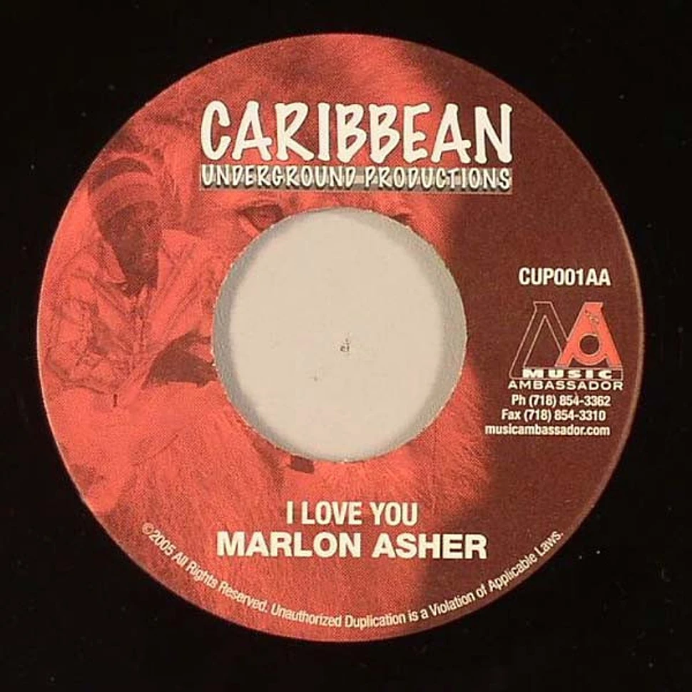 Marlon Asher - Ganja Farmer / I Love You