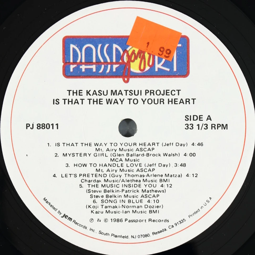 The Kazu Matsui Project Featuring Greg Walker, Phillip Ingram And Norman Dozier - Is That The Way To Your Heart