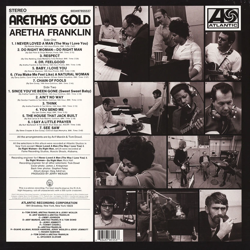 Aretha Franklin - Aretha's Gold Gold Vinyl Edition