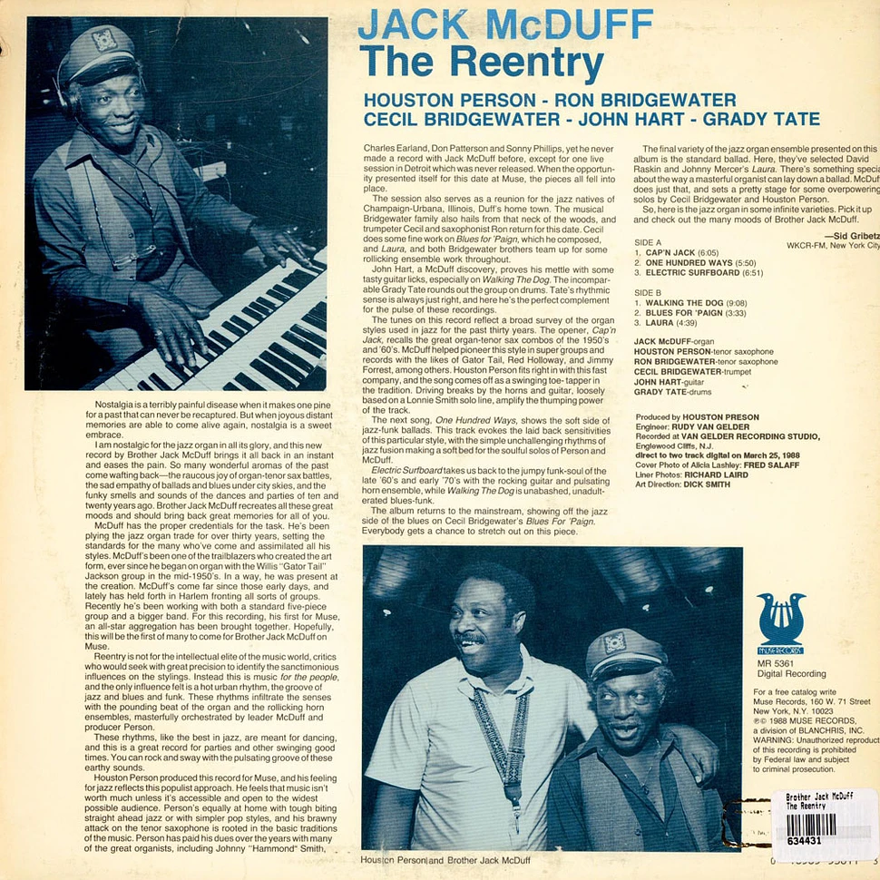 Brother Jack McDuff - The Reentry
