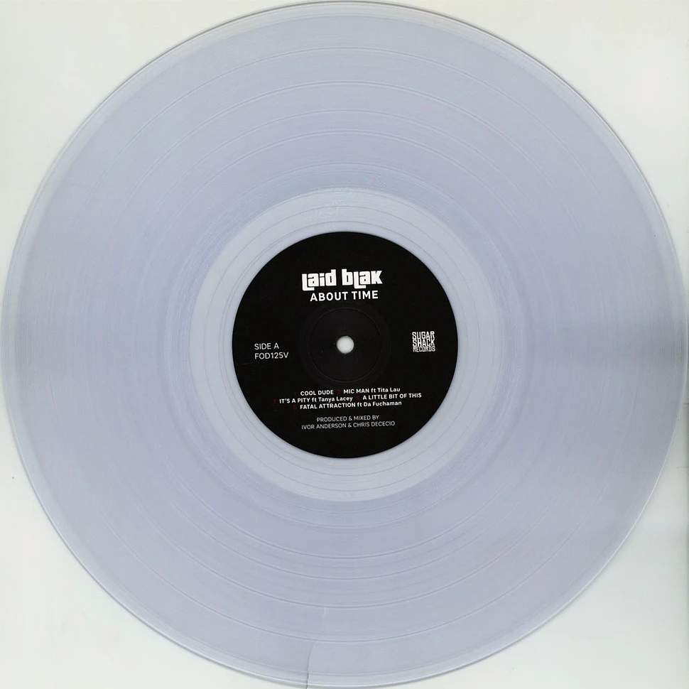 Laid Blak - About Time Clear Vinyl Edition