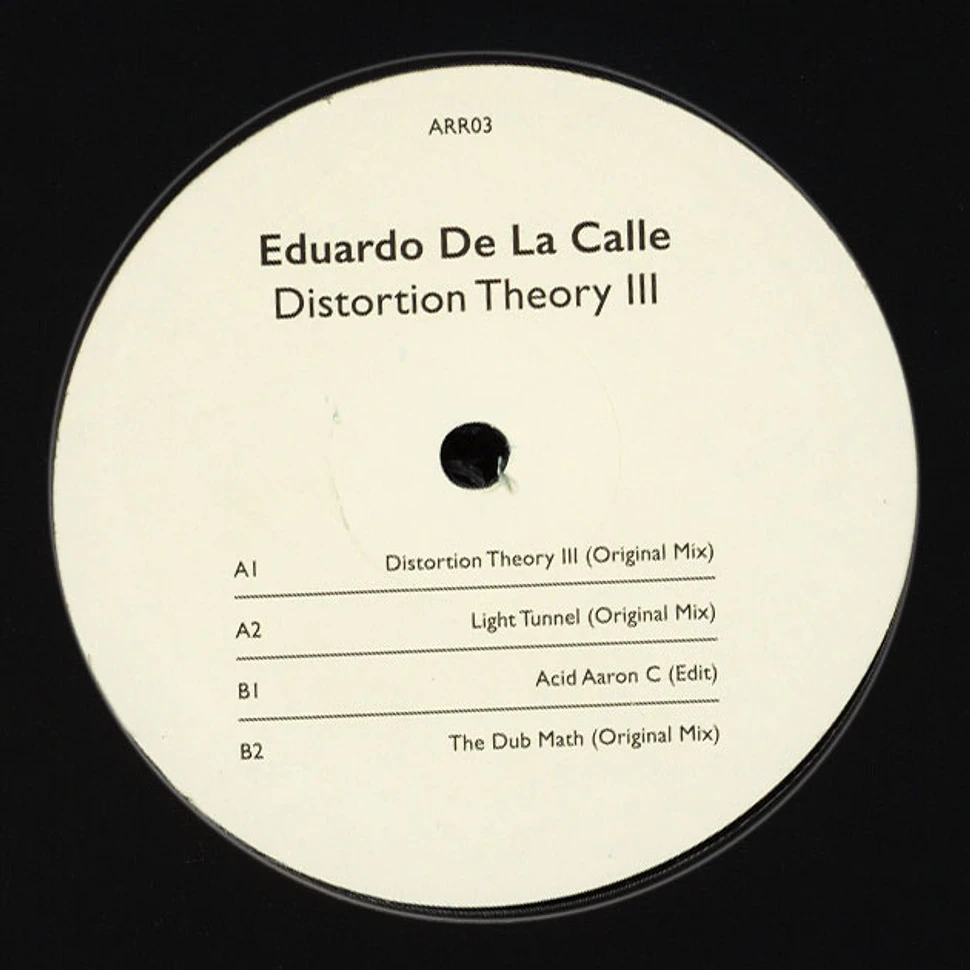 Eduardo De La Calle - Distortion Theory III