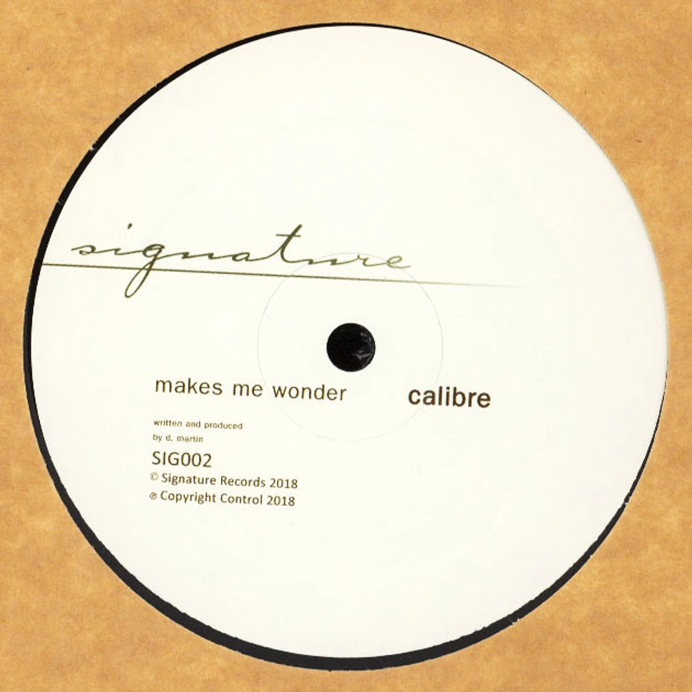 Calibre - Makes Me Wonder / Got To Have You