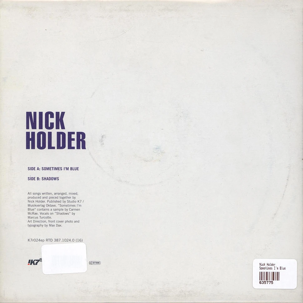 Nick Holder - Sometimes I'm Blue
