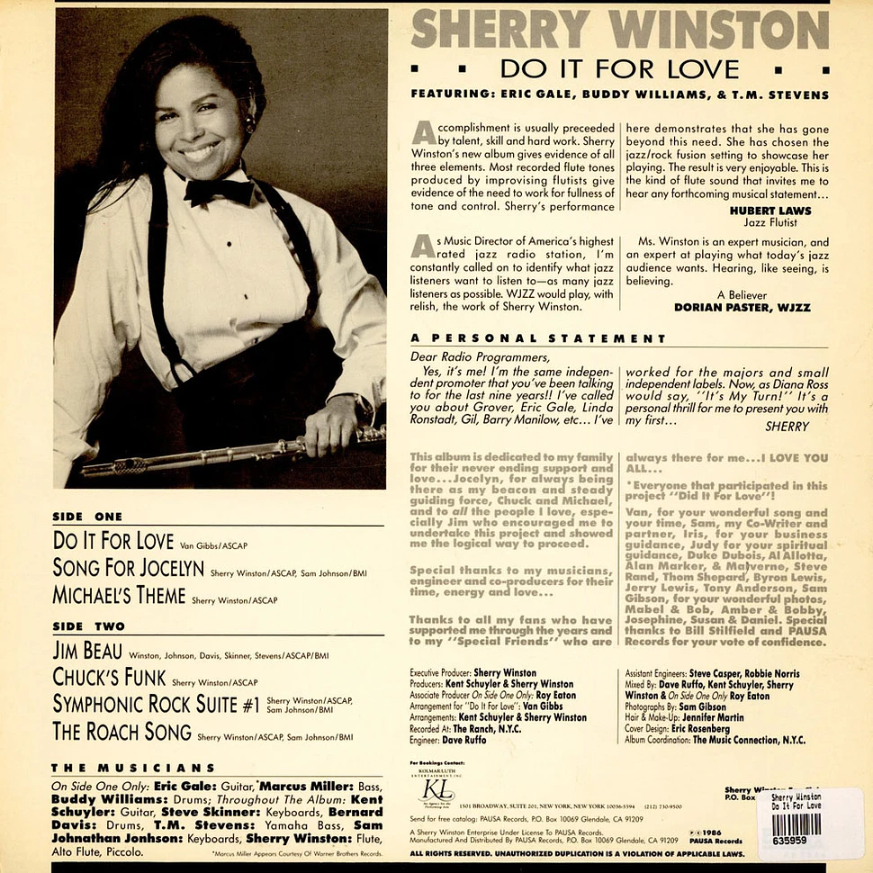 Sherry Winston - Do It For Love