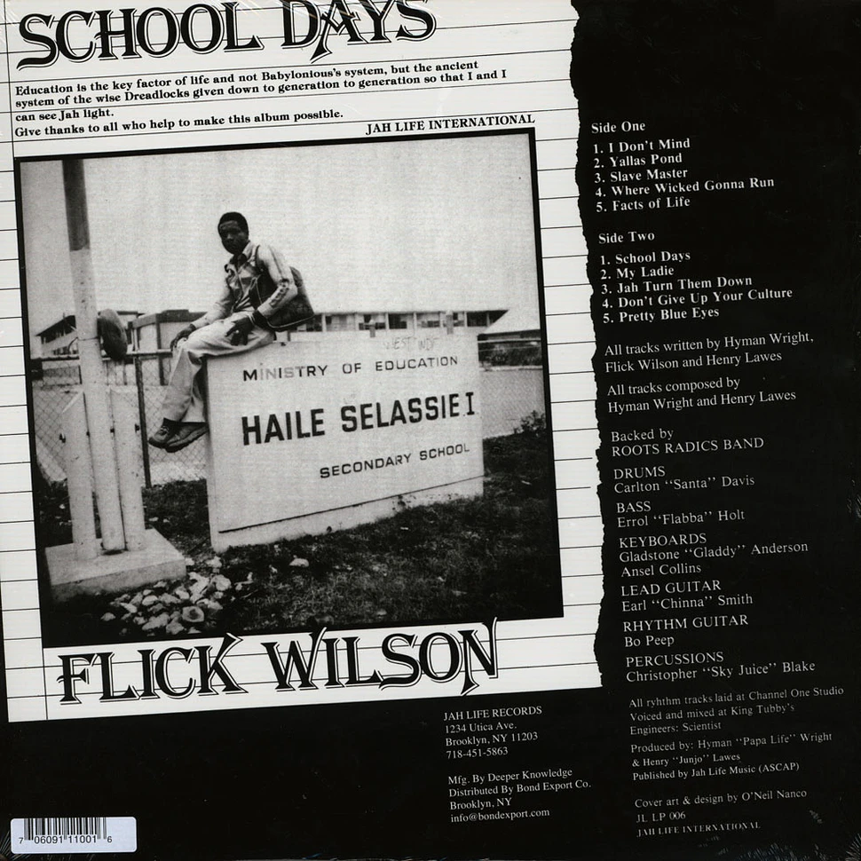 Flick Wilson - School Days