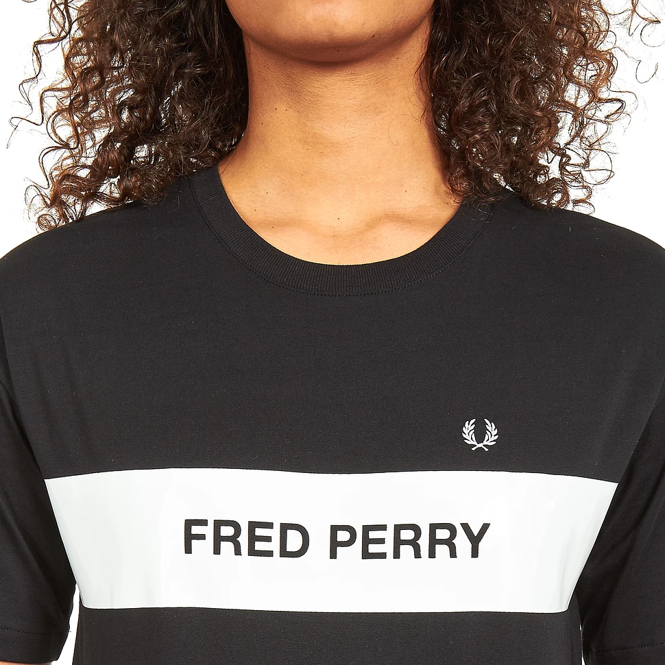 Fred Perry - Printed Panel T-Shirt