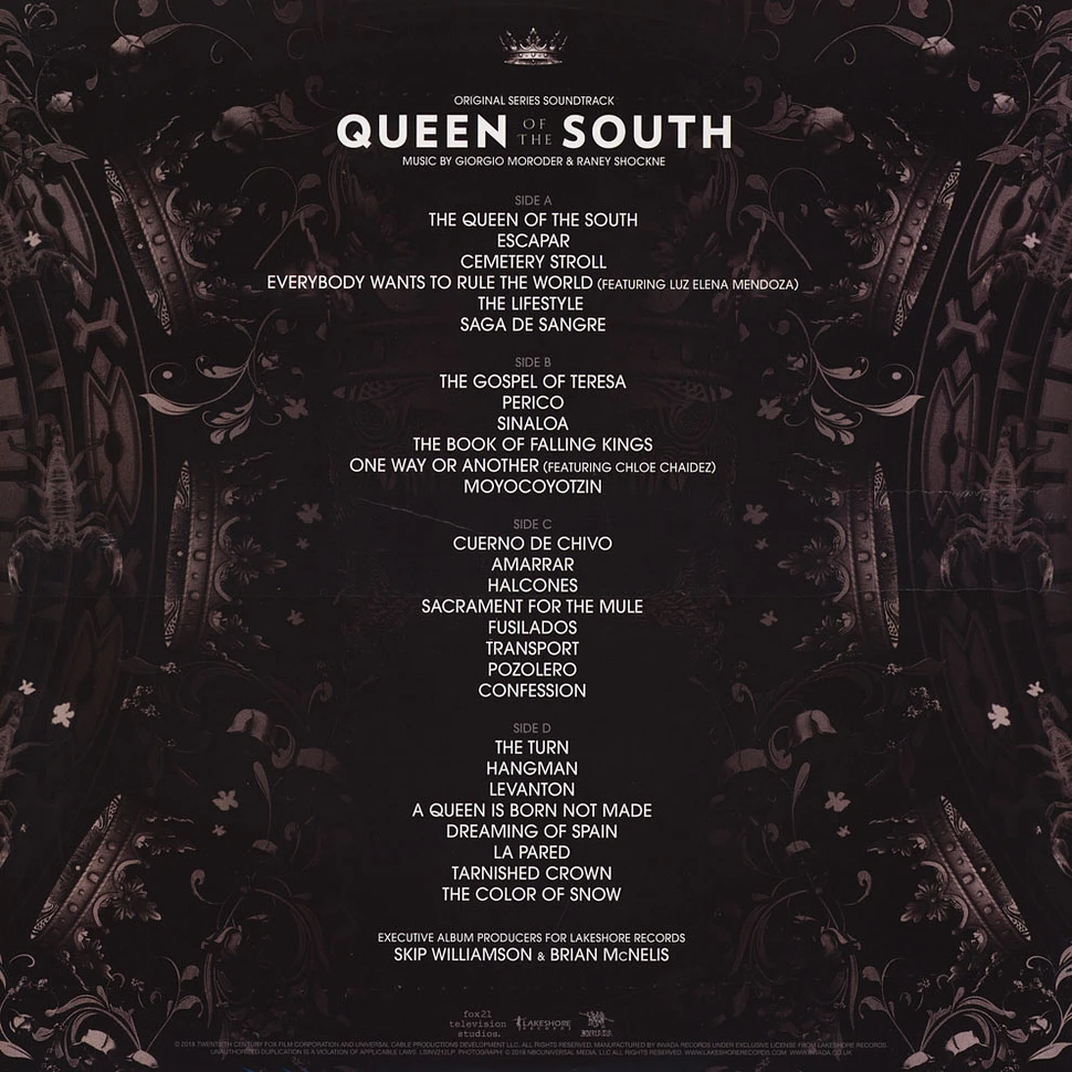 Giorgio Moroder & Raney Shockne - OST Queen Of The South (Original Series Soundtrack)