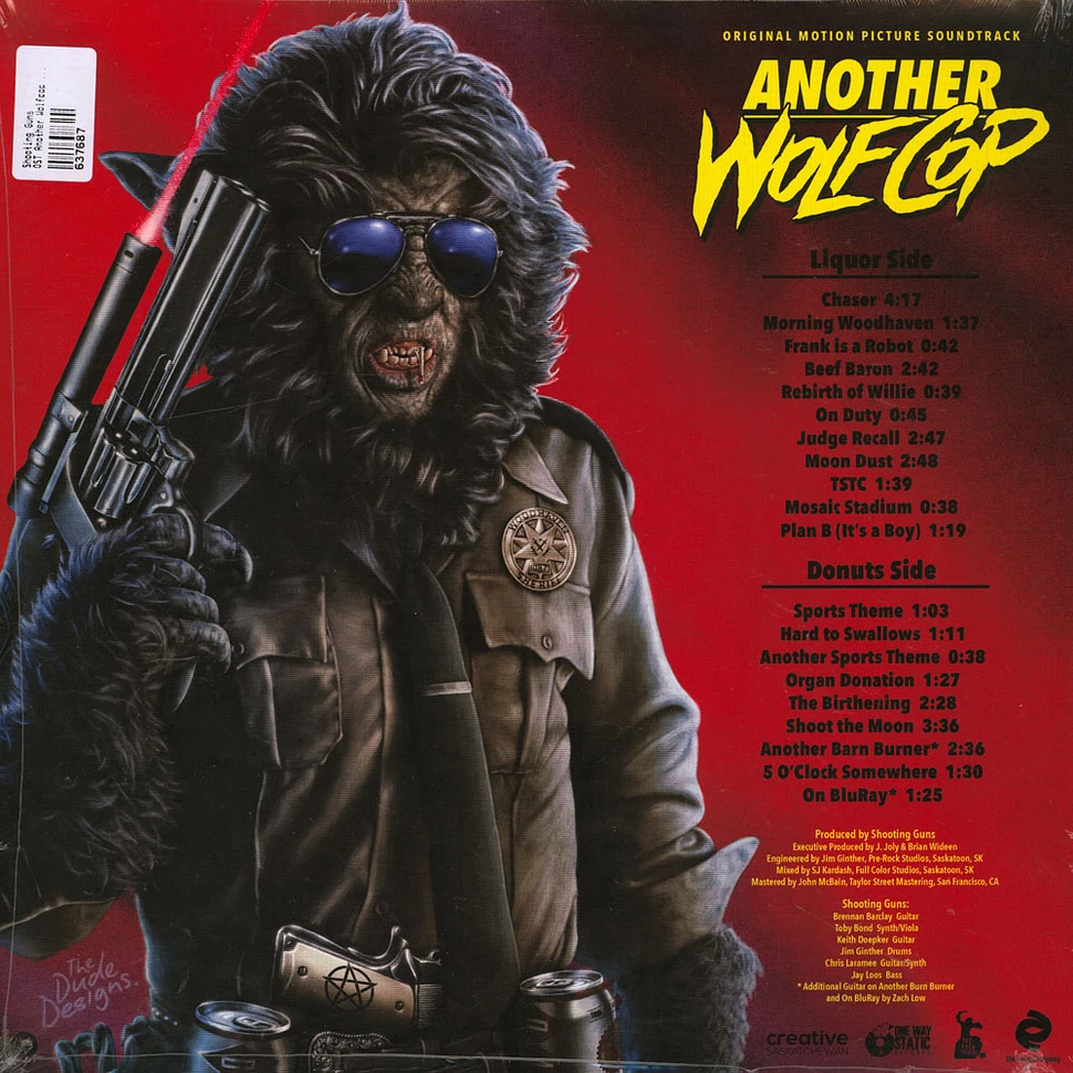 Shooting Guns - OST Another Wolfcop Black Vinyl Edition