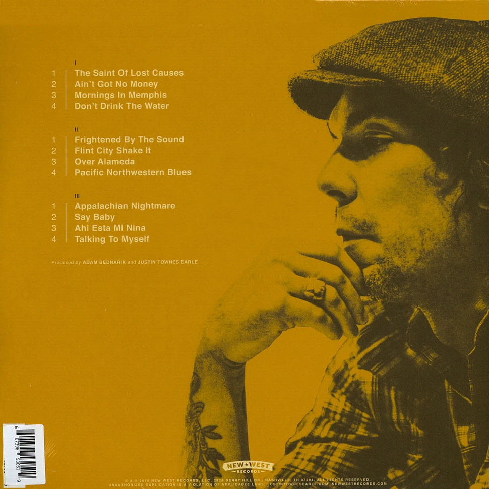 Justin Townes Earle - The Saint Of Lost Causes Colored Vinyl Edition