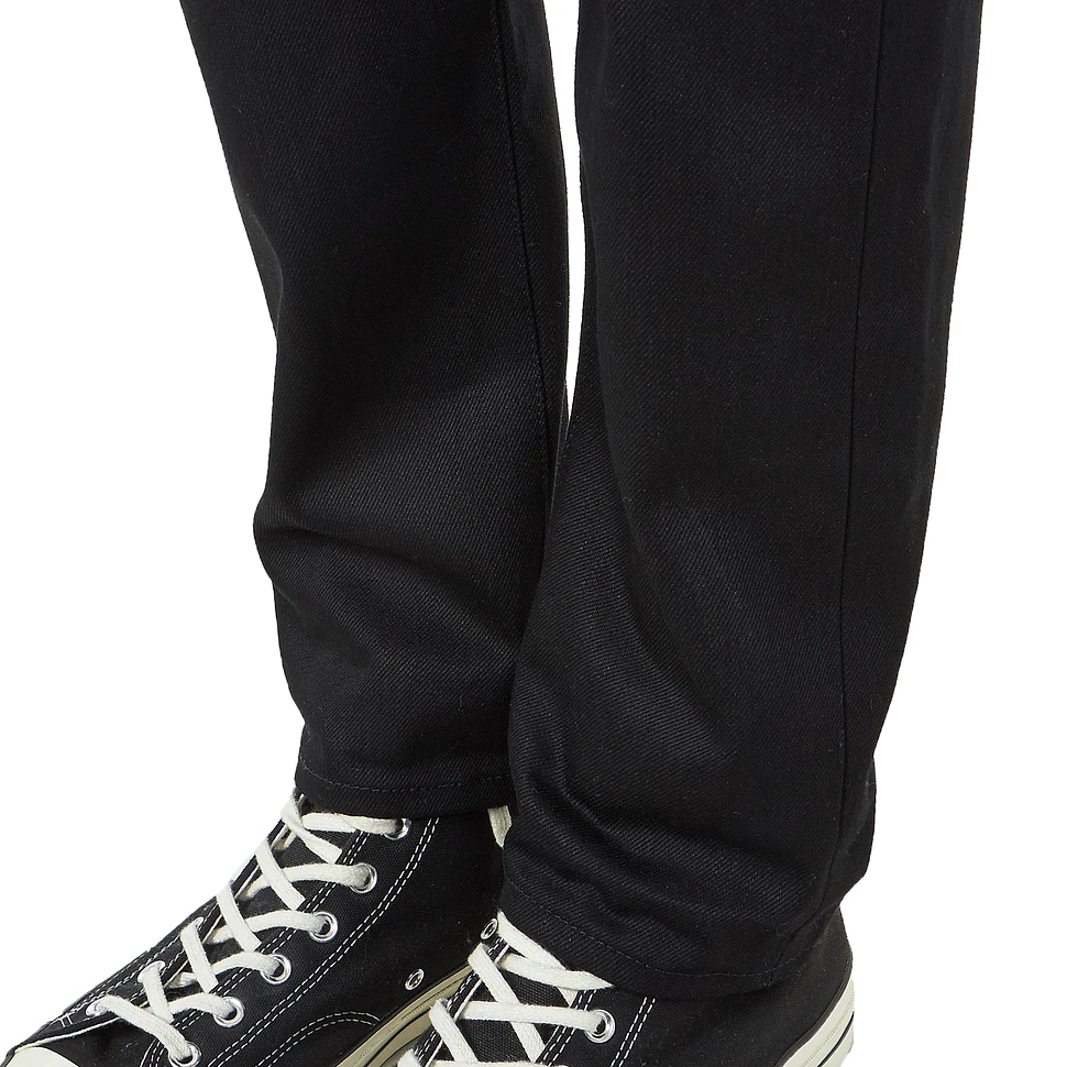 Edwin - ED-55 Regular Tapered Jeans Kaguya Selvage Black Denim, 13.4 oz