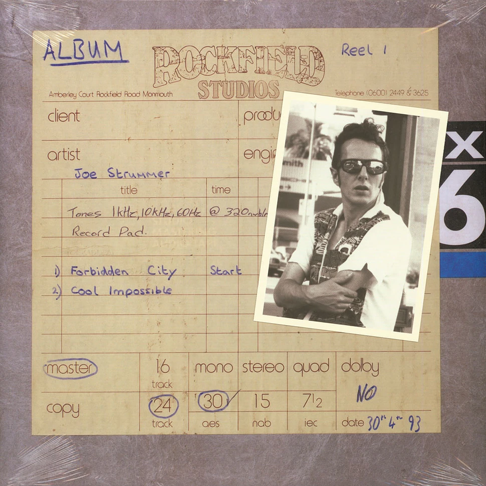Joe Strummer - The Rockfield Studio Tracks Record Store Day 2019 Edition